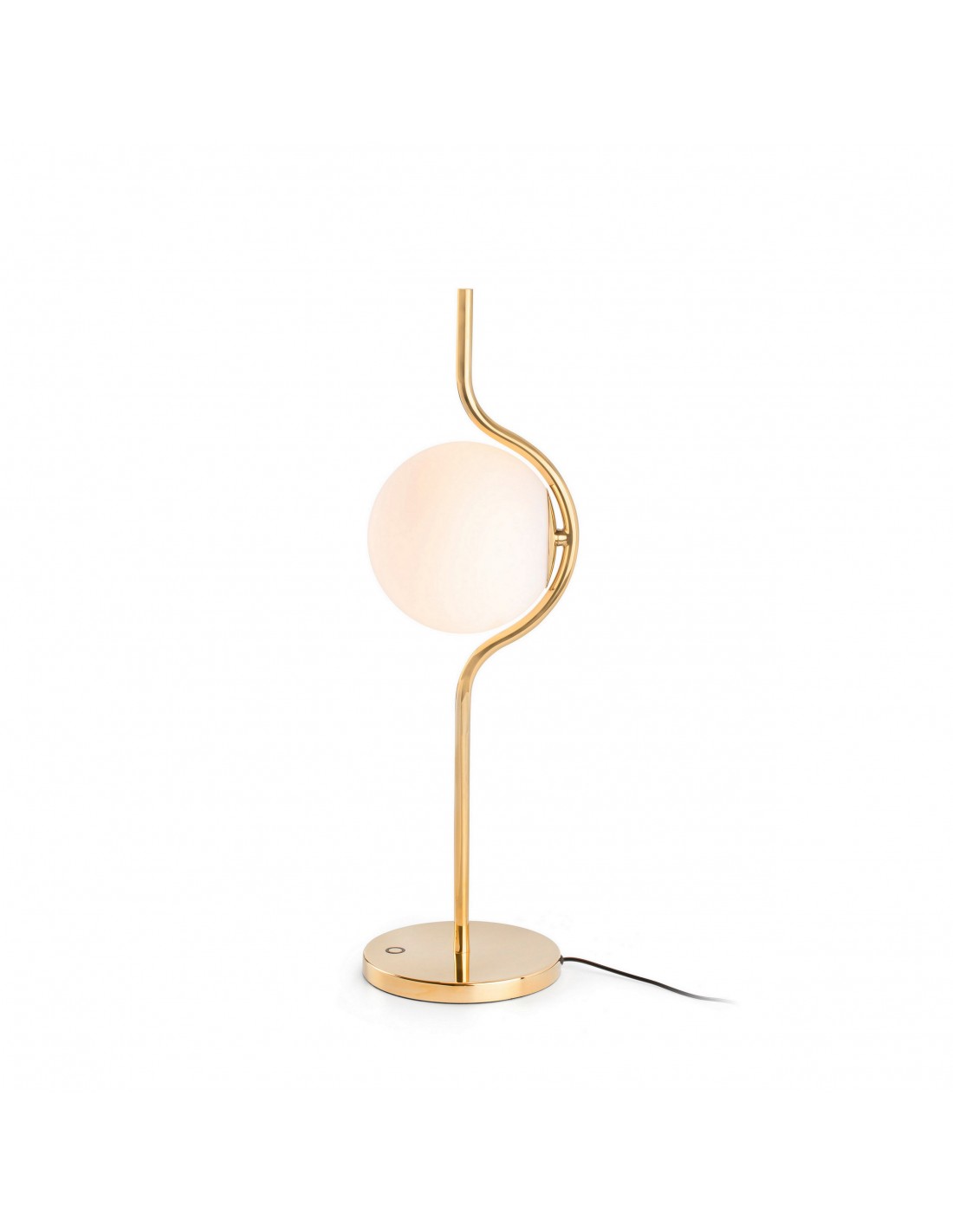 Sobremesa estructura oro con difusor de cristal – Le Vita - Faro