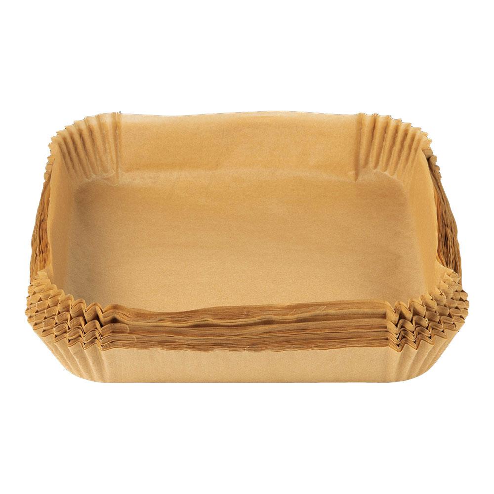 Masterpro Bandeja de papel para freidora de aire 26x26x4,5 cm marrón 100 unid. Bgmp-7606