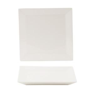 SUMMA Noubon Plato Llano 21x21 cm, Colección NOUBON, Porcelana Marfil (6 Unidades)