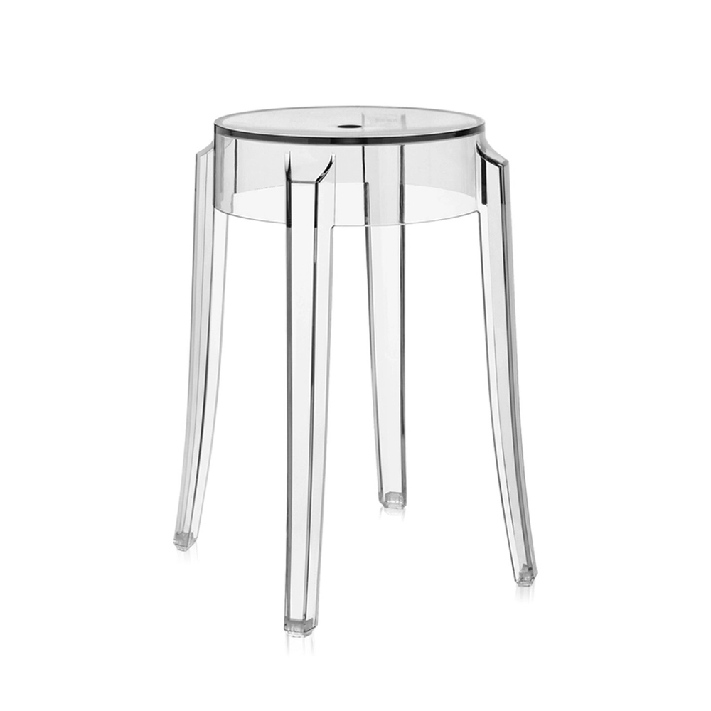 Taburete bajo Charles Ghost Kartell