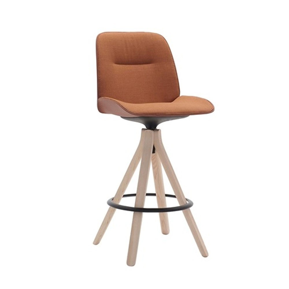 Taburete Nuez giratorio respaldo alto BQ-2765/2764 Andreu World