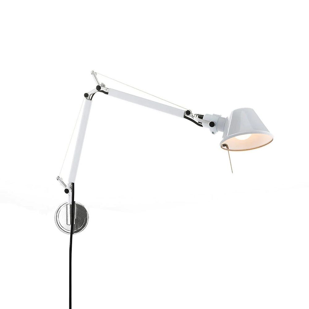Lámpara de pared Tolomeo Micro blanco