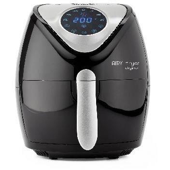 Ariete 4616/00 Freidora de Aire Negra con Pantalla LCD Táctil, 7 Programas Predefinidos, 80% Menos Grasa