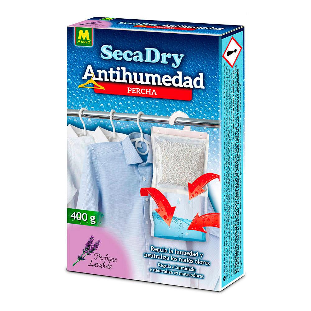 Massó Secadry Percha Antihumedad Deshumidificador 400 g para Armarios y Roperos