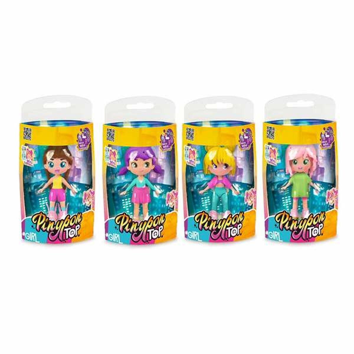 Famosa Pinypon Figura Top Girls con Doble Cara y Tatuajes 11 cm - Modelos Surtidos