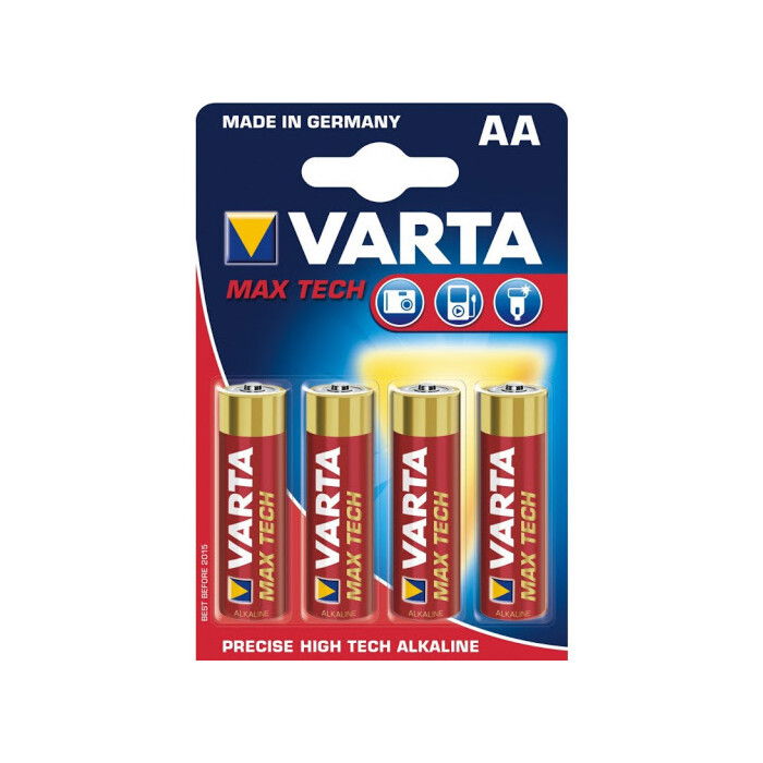 VARTA PILA ALCALINA AA R06 MAXI-TECH