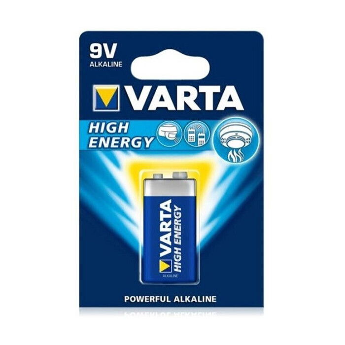 VARTA PILA ALCALINA H.ENERGY 4922 MN1604 9V