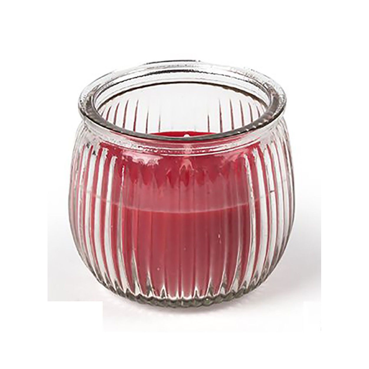 Vela Aromática Pequeña de Cera, en Tarro de Cristal. Diseño Vintage, con estilo Tropical (7,5cm X 7,5cm X 6,5cm) - Hogar y Más