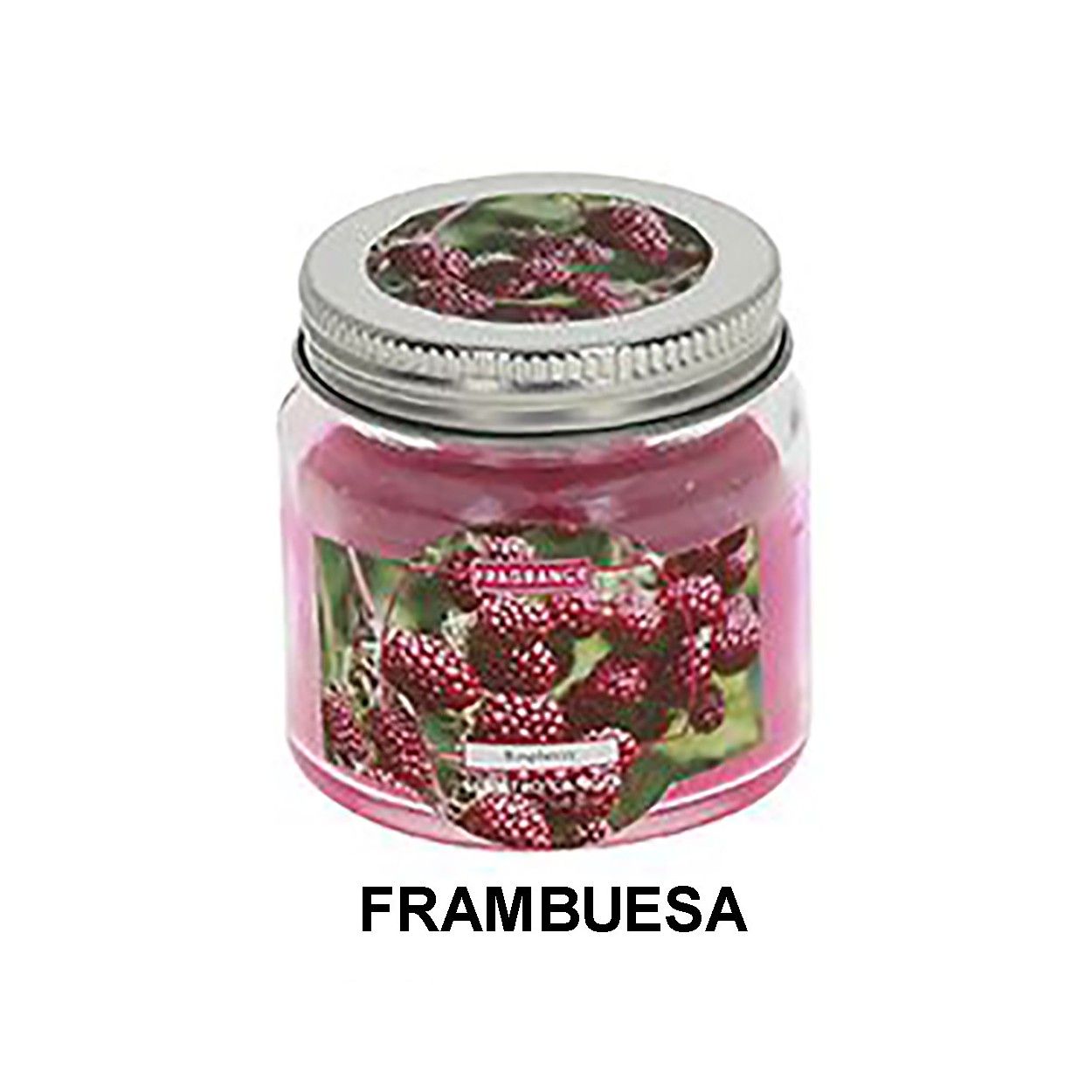 Vela Aromática Pequeña de Cera, en Vaso de Cristal. Diseño Vintage, con aroma Afrutado (6,1cm X 6,1cm X 6,2cm) - Hogar y Más