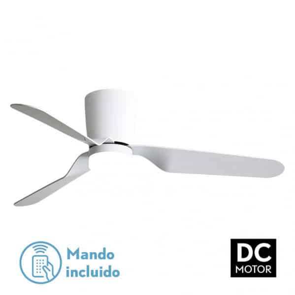 Fabrilamp Kochi Ventilador 18w Dc Blanco 3 Aspas Blancas 5 Velocidades C/remoto Temporizador 132 D 129191301