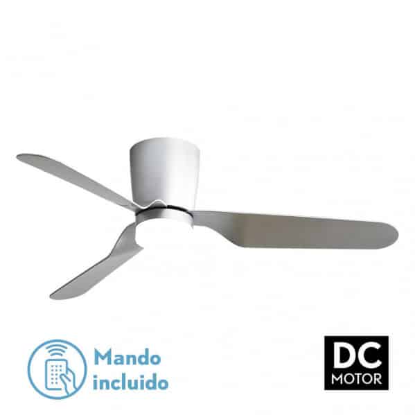 Fabrilamp Kochi Ventilador 18w Dc Niquel 3 Aspas Plata 5 Velocidades C/remoto Temporizador 132 D 129191342