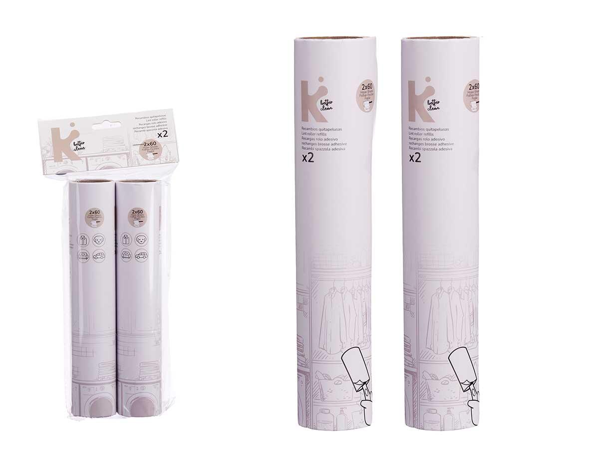 Arte Regal 2 Recambios Quitapelusa 60 Hojas 24 cm (24 Unidades)