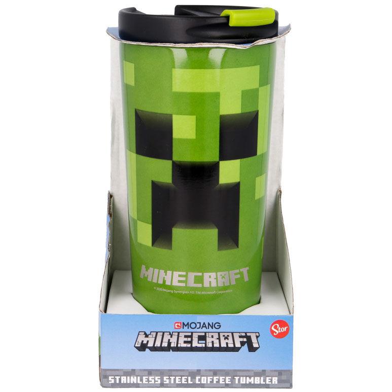 Minecraft Vaso Termo Acero Inoxidable 425ml - Conserva Frío y Calor