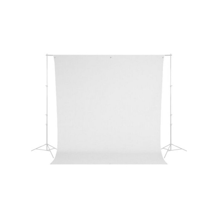 Wescott Wrinkle Resistant Backdrop Clave alta blanco fondo