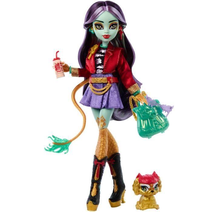 Mattel Monster High Muñeca Jinafire con accesorios - Edad mínima 4 años