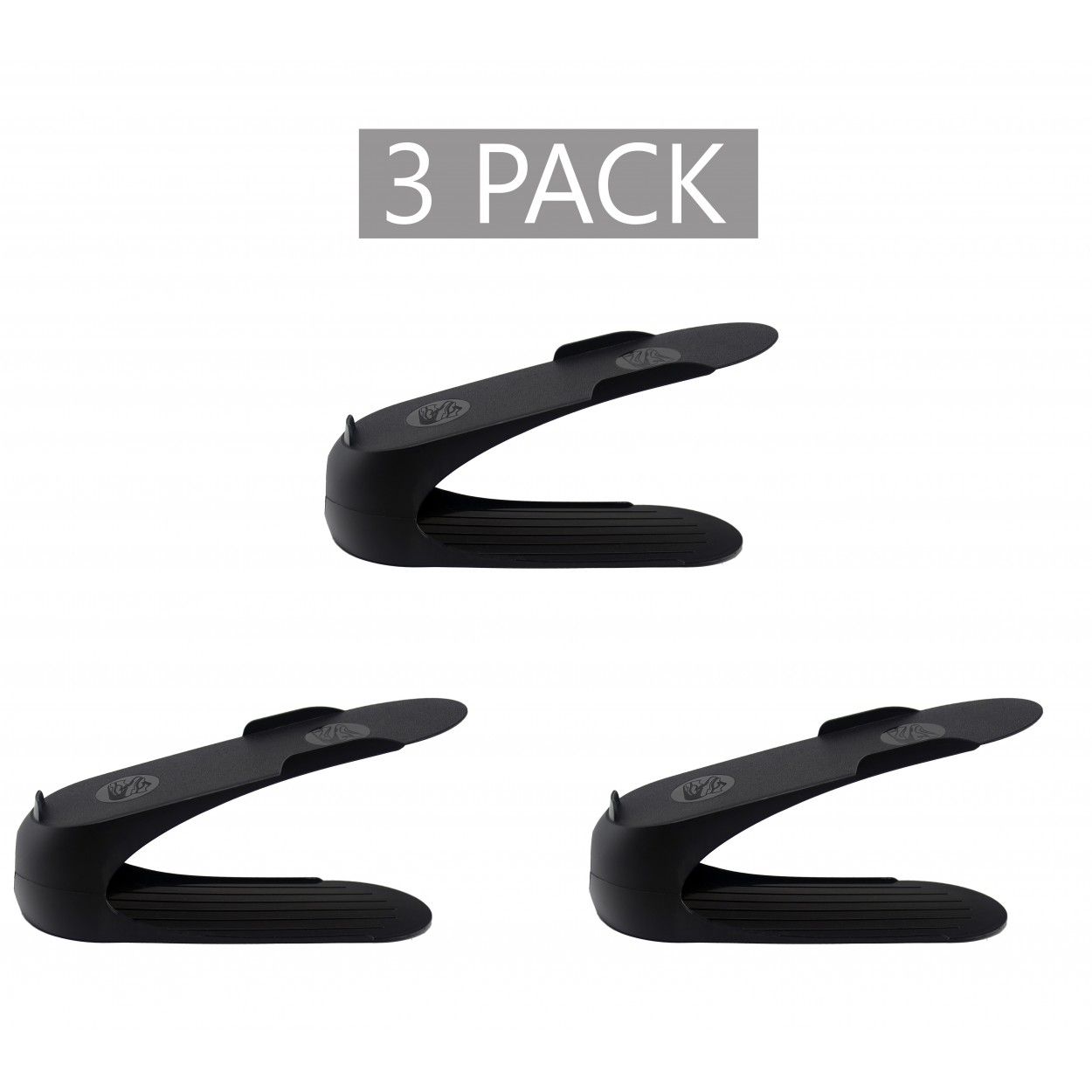 Zapatero Individual en set de 3, Organizador de Calzado. Soporte Zapatos Doble 30x14,5x11 cm